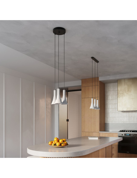 Lampa wisząca REA 2 beton