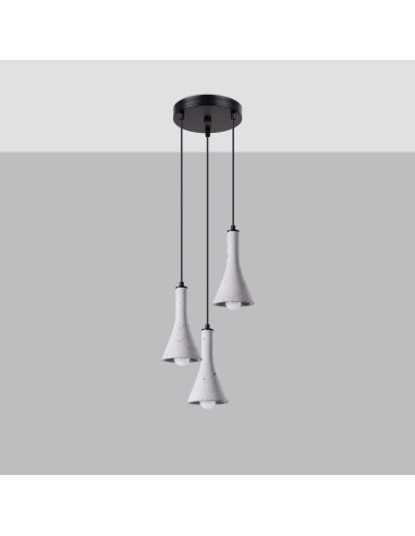 Lampa wisząca REA 3P beton