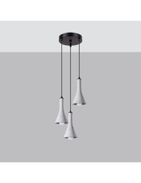 Lampa wisząca REA 3P beton
