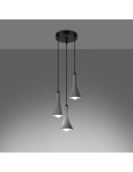 Lampa wisząca REA 3P beton