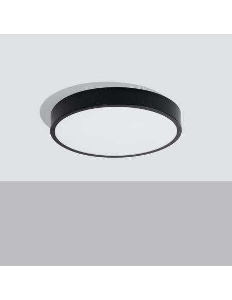 Plafon ONYX 50 czarny LED 3000K