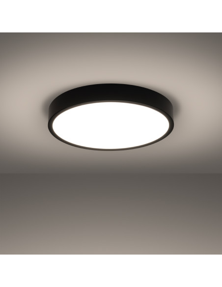 Plafon ONYX 50 czarny LED 3000K