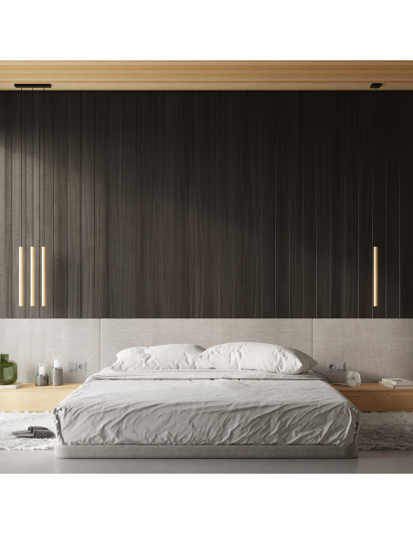 Lampa wisząca PASTELO 1 drewno