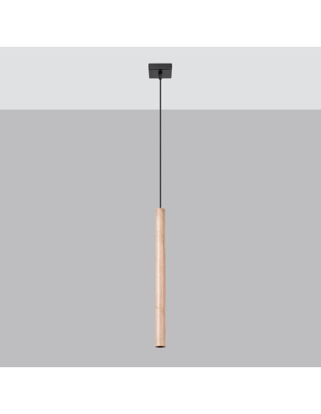 Lampa wisząca PASTELO 1 drewno