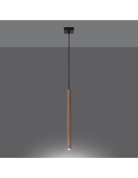 Lampa wisząca PASTELO 1 drewno