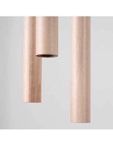Lampa wisząca PASTELO 3P drewno