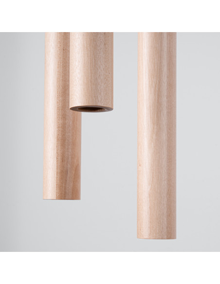 Lampa wisząca PASTELO 3P drewno