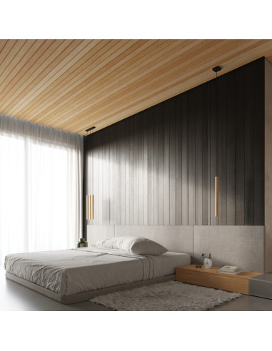 Lampa wisząca PASTELO 5L drewno