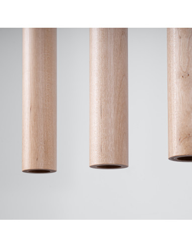 Lampa wisząca PASTELO 5L drewno