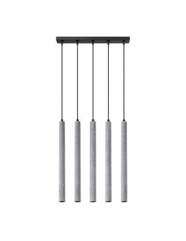 Lampa wisząca PASTELO 5L beton