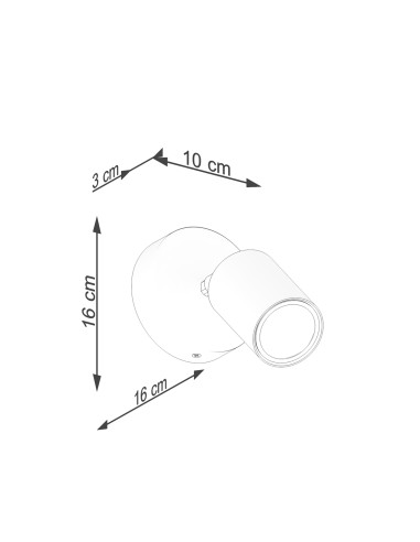 Kinkiet VERDO biały