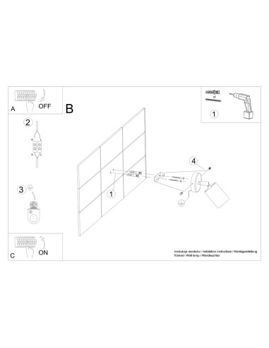 Kinkiet VERDO biały