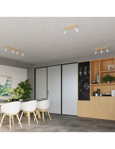 Plafon VERDO 3L biały