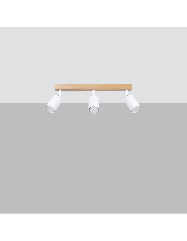 Plafon VERDO 3L biały