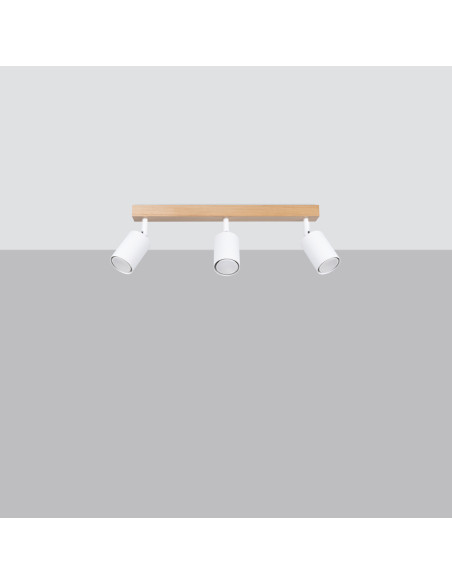 Plafon VERDO 3L biały