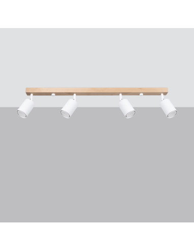 Plafon VERDO 4 biały