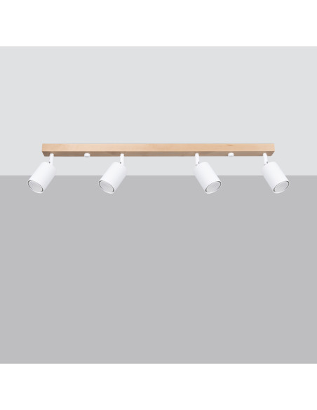 Plafon VERDO 4 biały