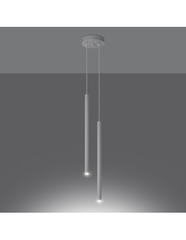 Lampa wisząca PASTELO 2 biała