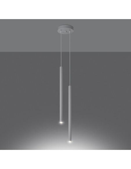 Lampa wisząca PASTELO 2 biała