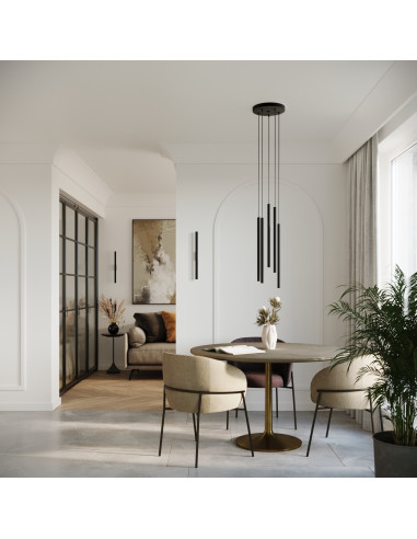 Lampa wisząca PASTELO 2 czarna