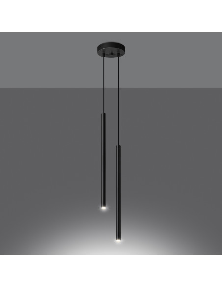Lampa wisząca PASTELO 2 czarna