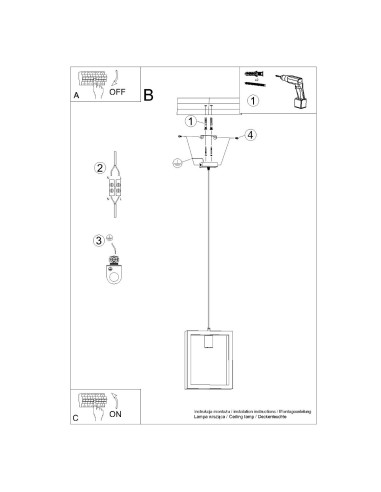 Lampa wisząca ARIES naturalne drewno