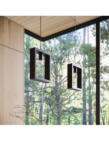 Lampa wisząca ARIES wenge