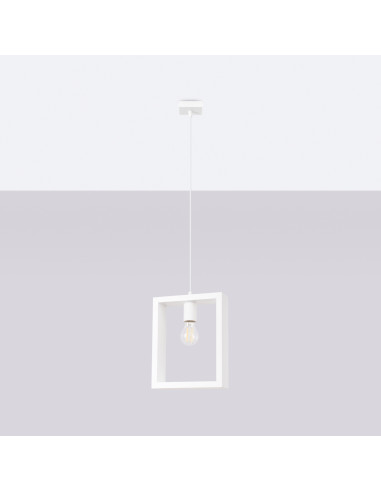 Lampa wisząca ARIES biała