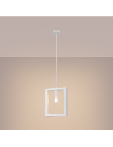 Lampa wisząca ARIES biała