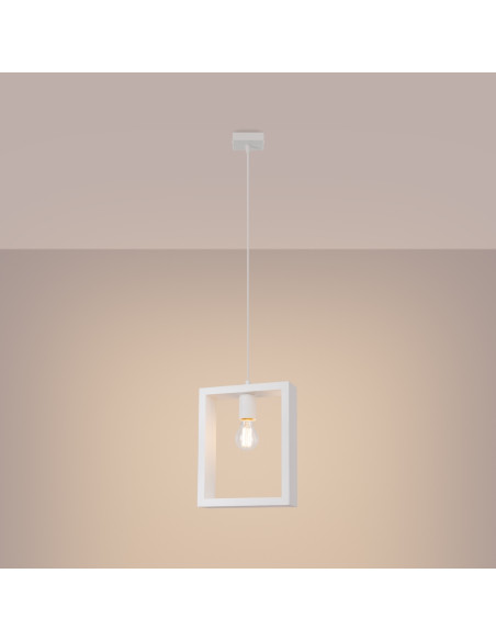 Lampa wisząca ARIES biała