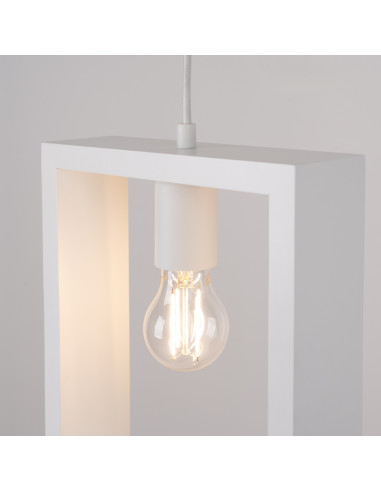 Lampa wisząca ARIES biała