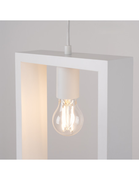Lampa wisząca ARIES biała