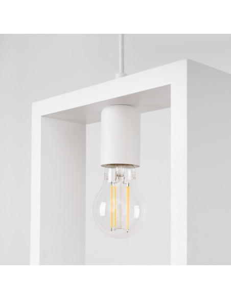 Lampa wisząca ARIES biała