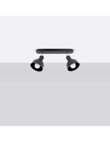 Plafon ELBA 2 czarny