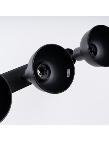 Plafon ELBA 3 czarny