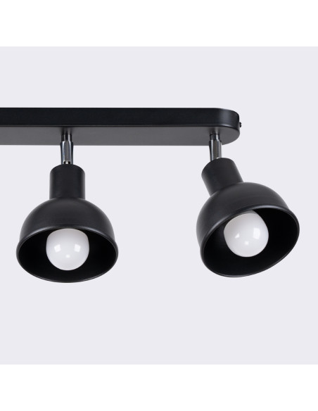 Plafon ELBA 3 czarny