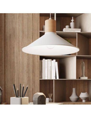 Lampa wisząca JAGA biała