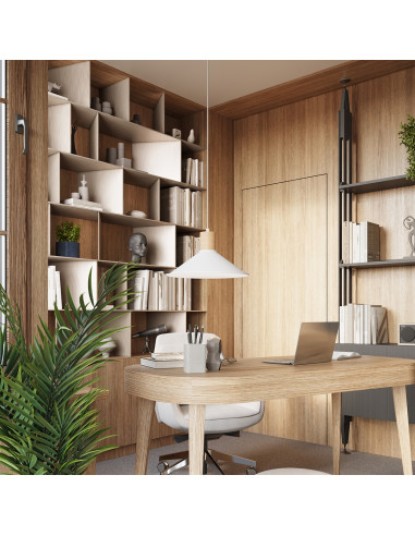 Lampa wisząca JAGA biała