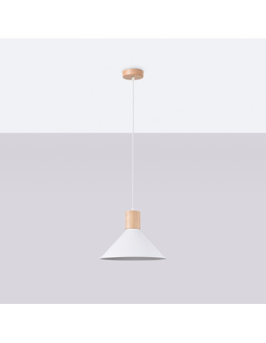 Lampa wisząca JAGA biała