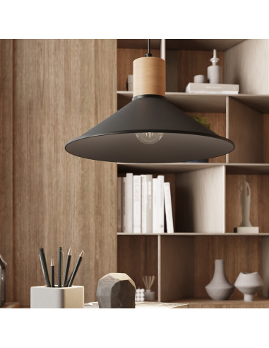 Lampa wisząca JAGA czarna