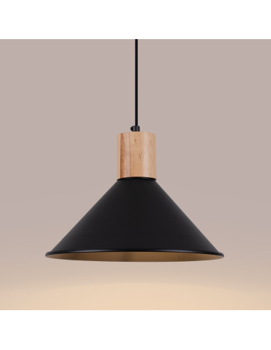 Lampa wisząca JAGA czarna