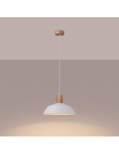 Lampa wisząca FANO biała