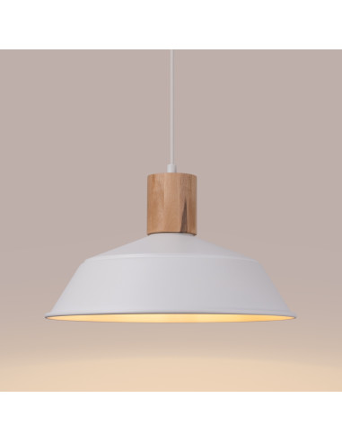 Lampa wisząca FANO biała