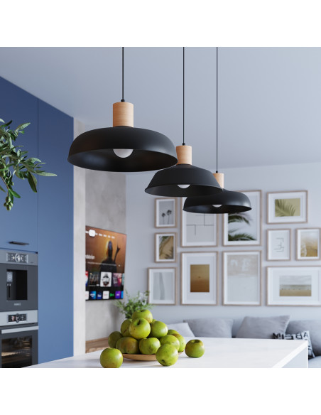 Lampa wisząca INDY czarna