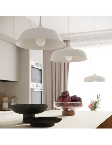 Lampa wisząca FRIKA biała