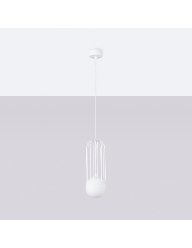 Lampa wisząca BRINA 1 biała
