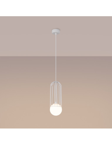 Lampa wisząca BRINA 1 biała