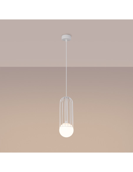 Lampa wisząca BRINA 1 biała