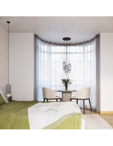 Lampa wisząca BRINA 1 czarna