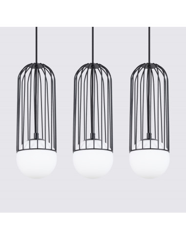 Lampa wisząca BRINA 3L czarna